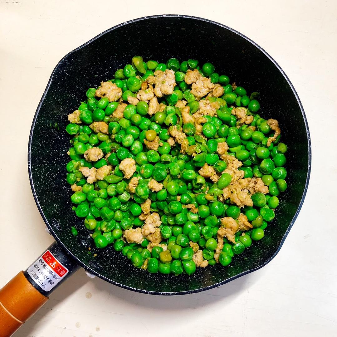 豌豆炒肉末