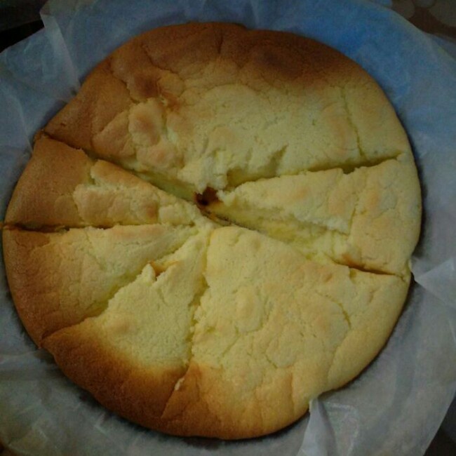 6寸原味戚风蛋糕
