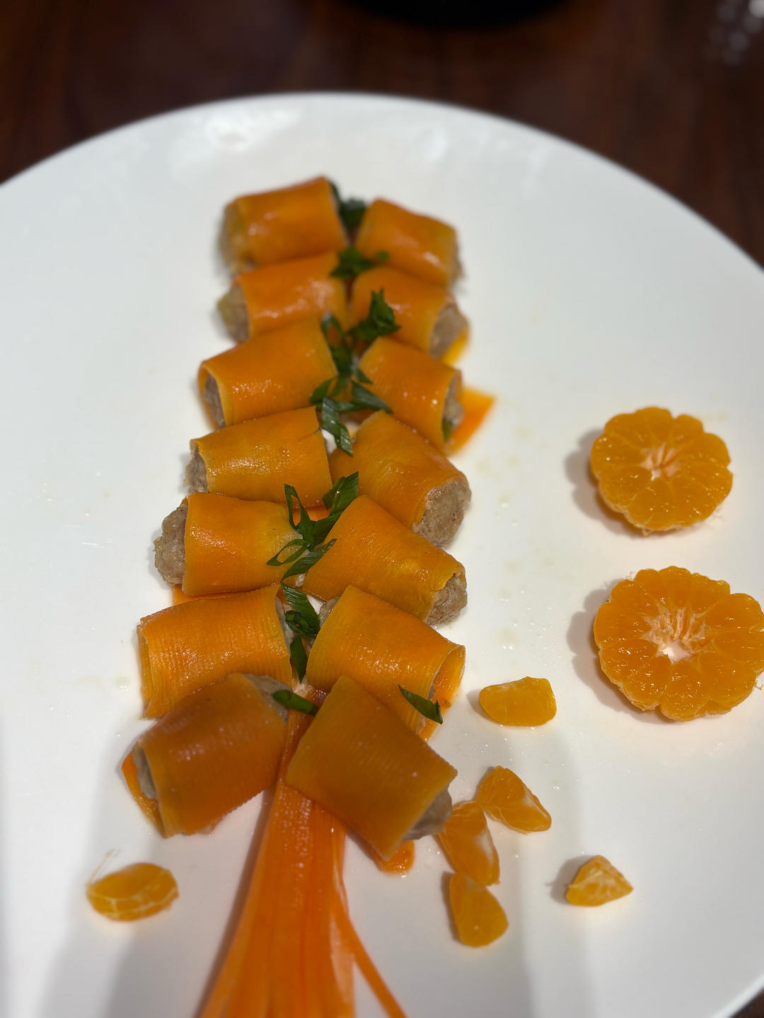 爆竹迎春（胡萝卜肉卷）