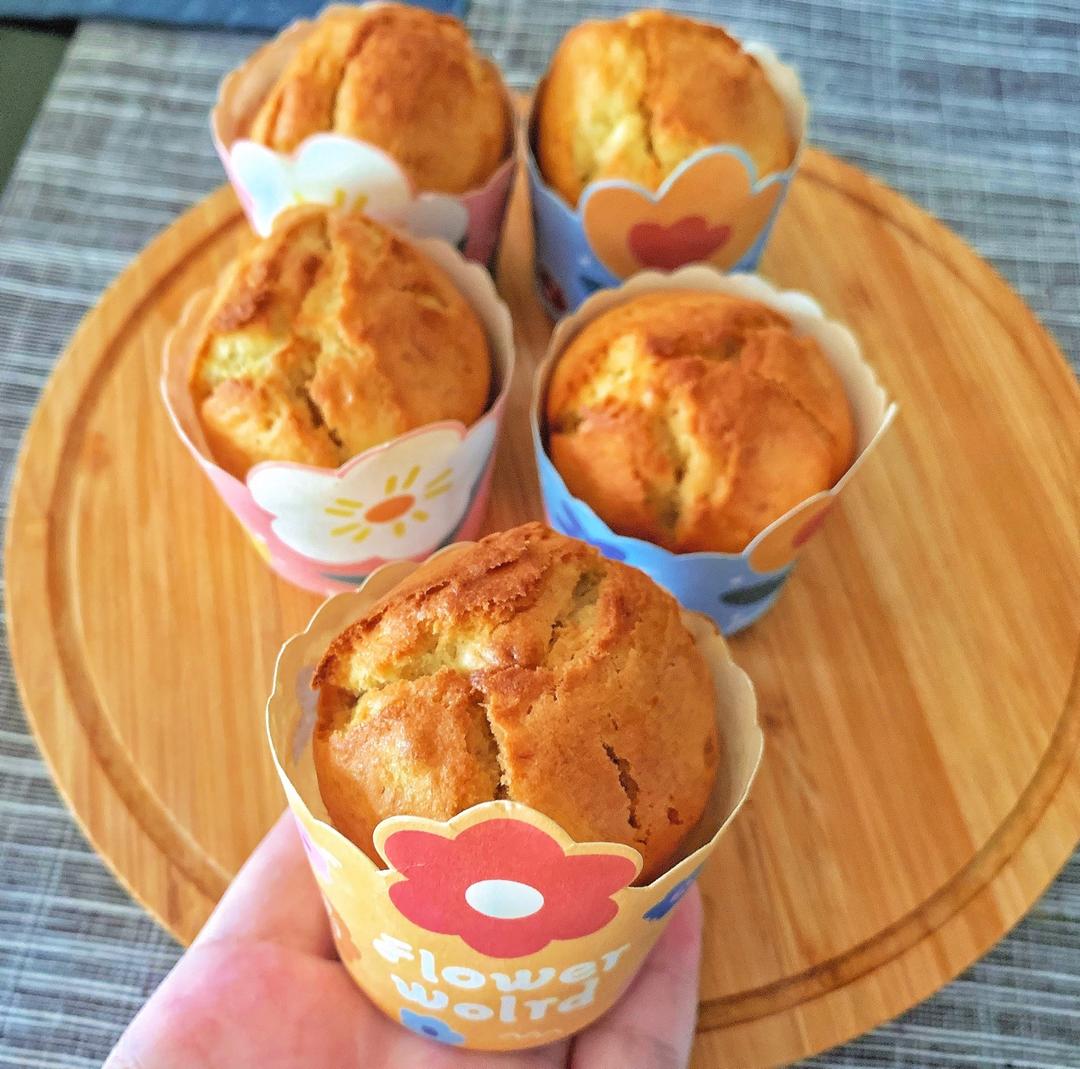 少女心的香蕉蔓越莓玛芬