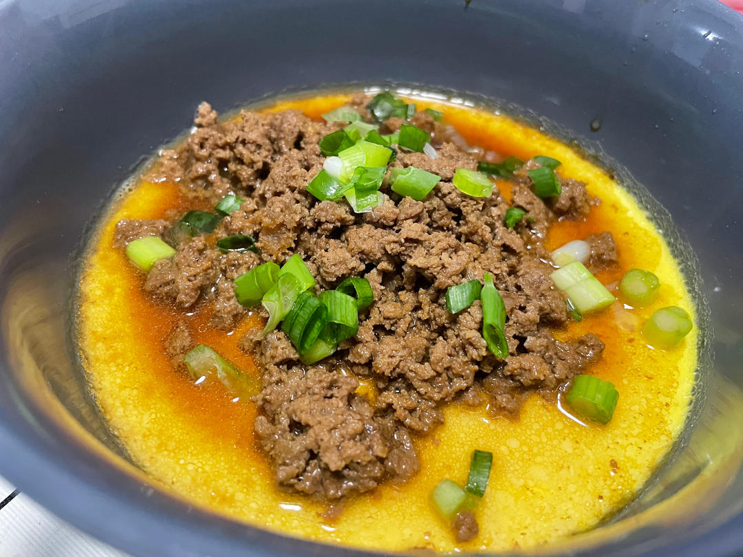 牛肉沫蒸蛋