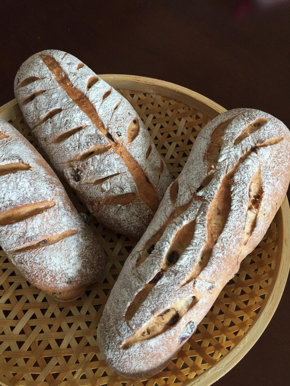 全麦红糖桂圆软欧包