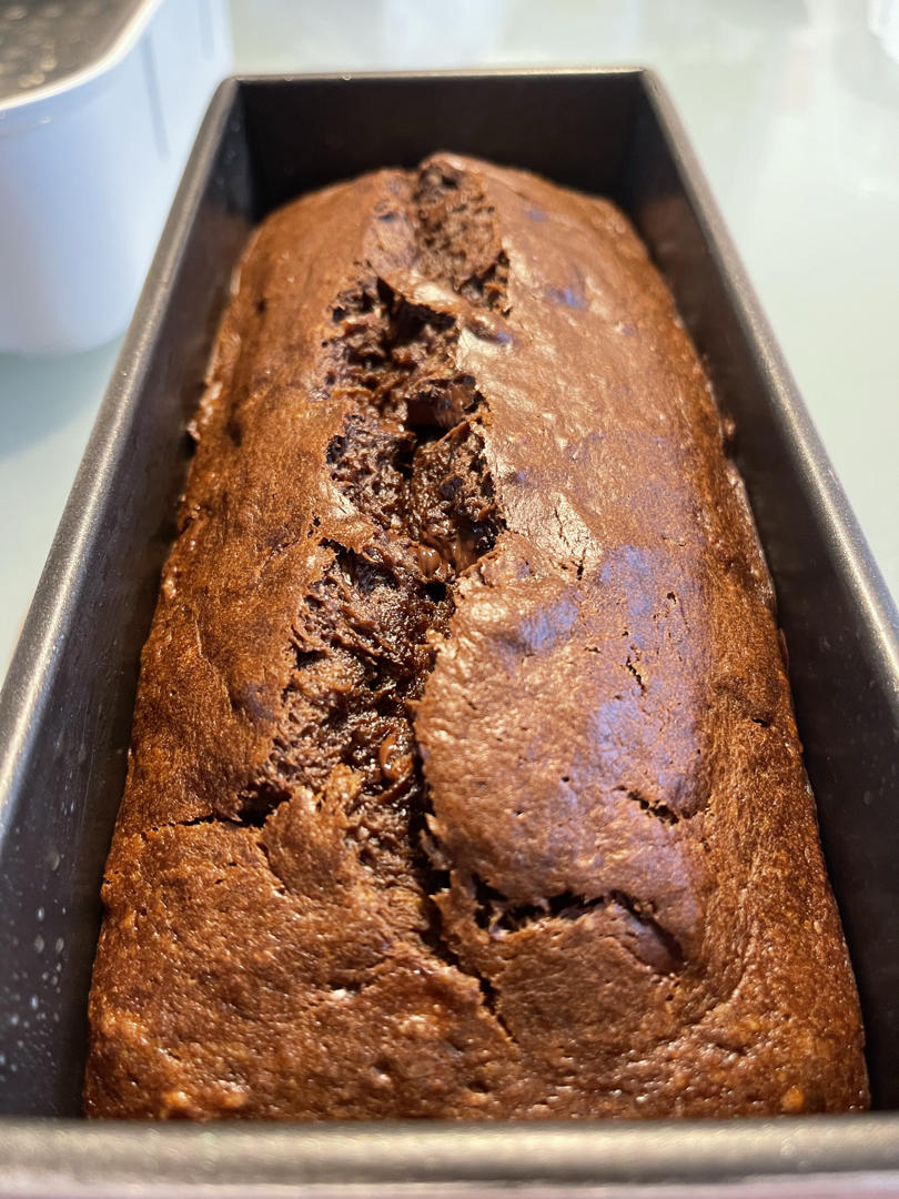 巧克力香蕉面包2.0，来自韩国主厨Chocolate Banana Bread by Korean Chef
