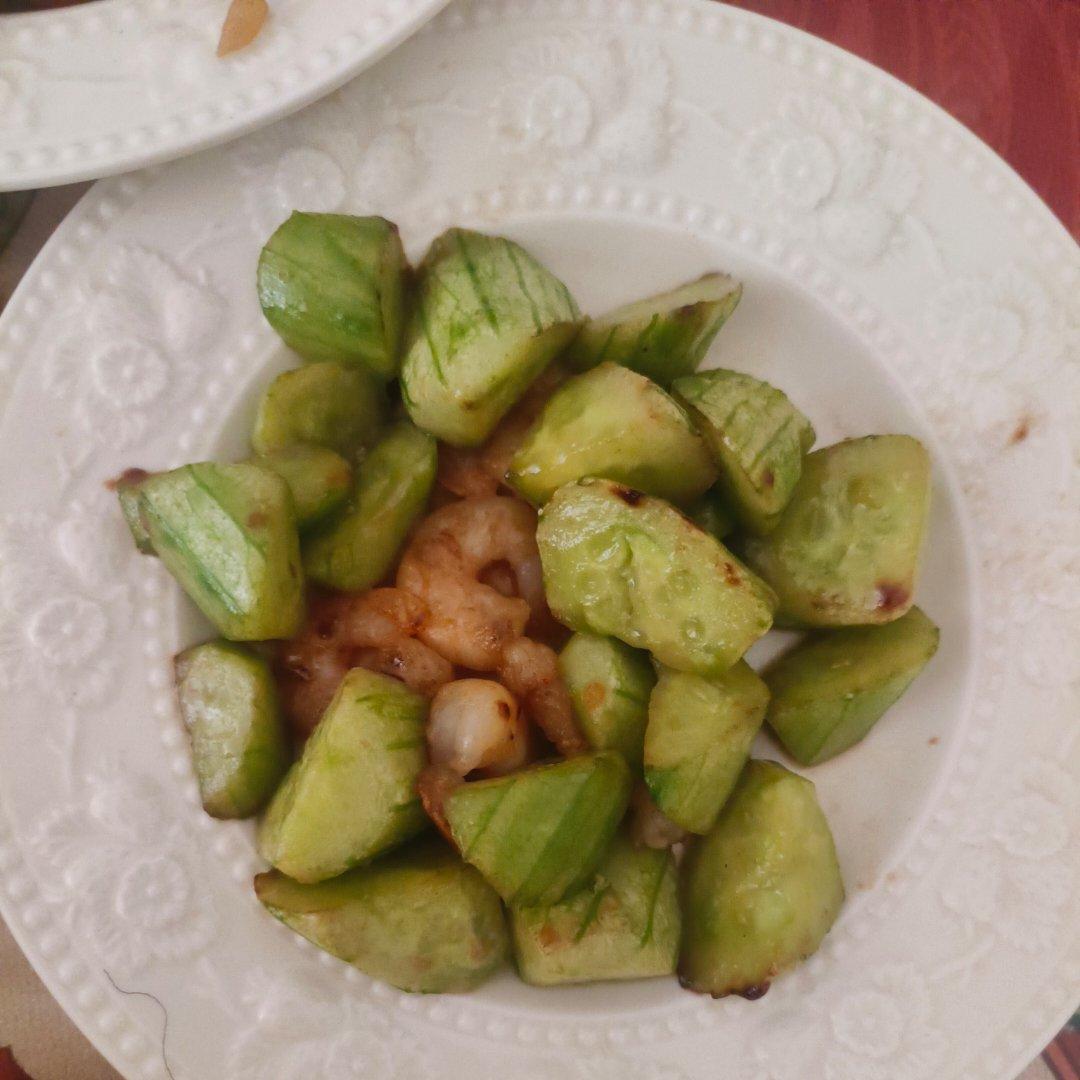 独食快手菜——青瓜炒虾仁