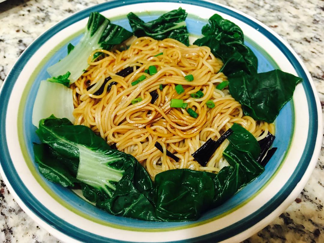 葱油拌面的做法