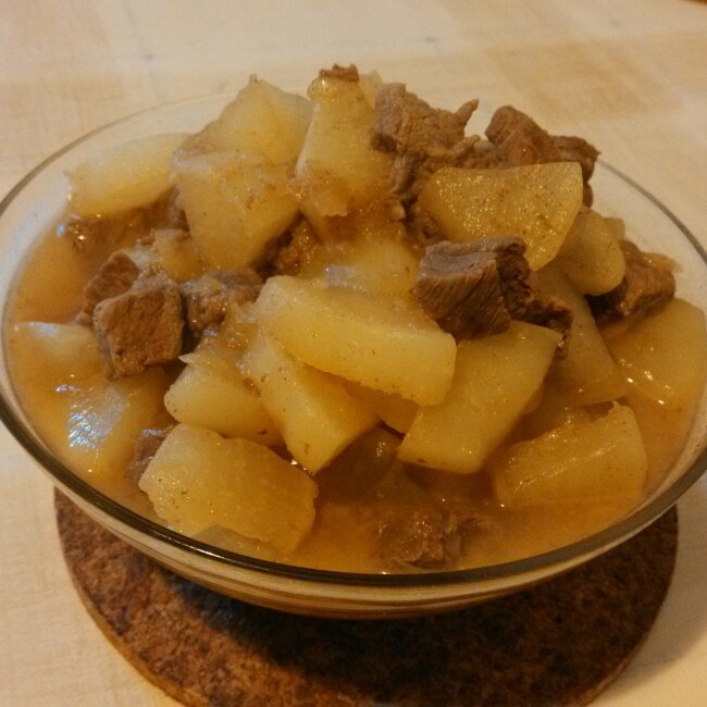 萝卜素鸡烧牛肉
