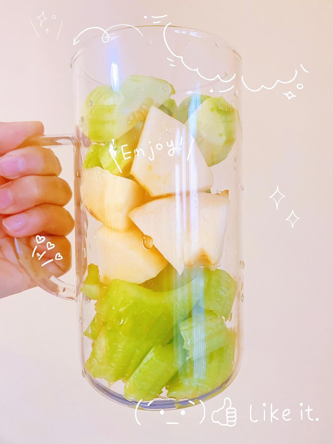 西芹苹果黄瓜-果蔬汁系列 破壁机食谱