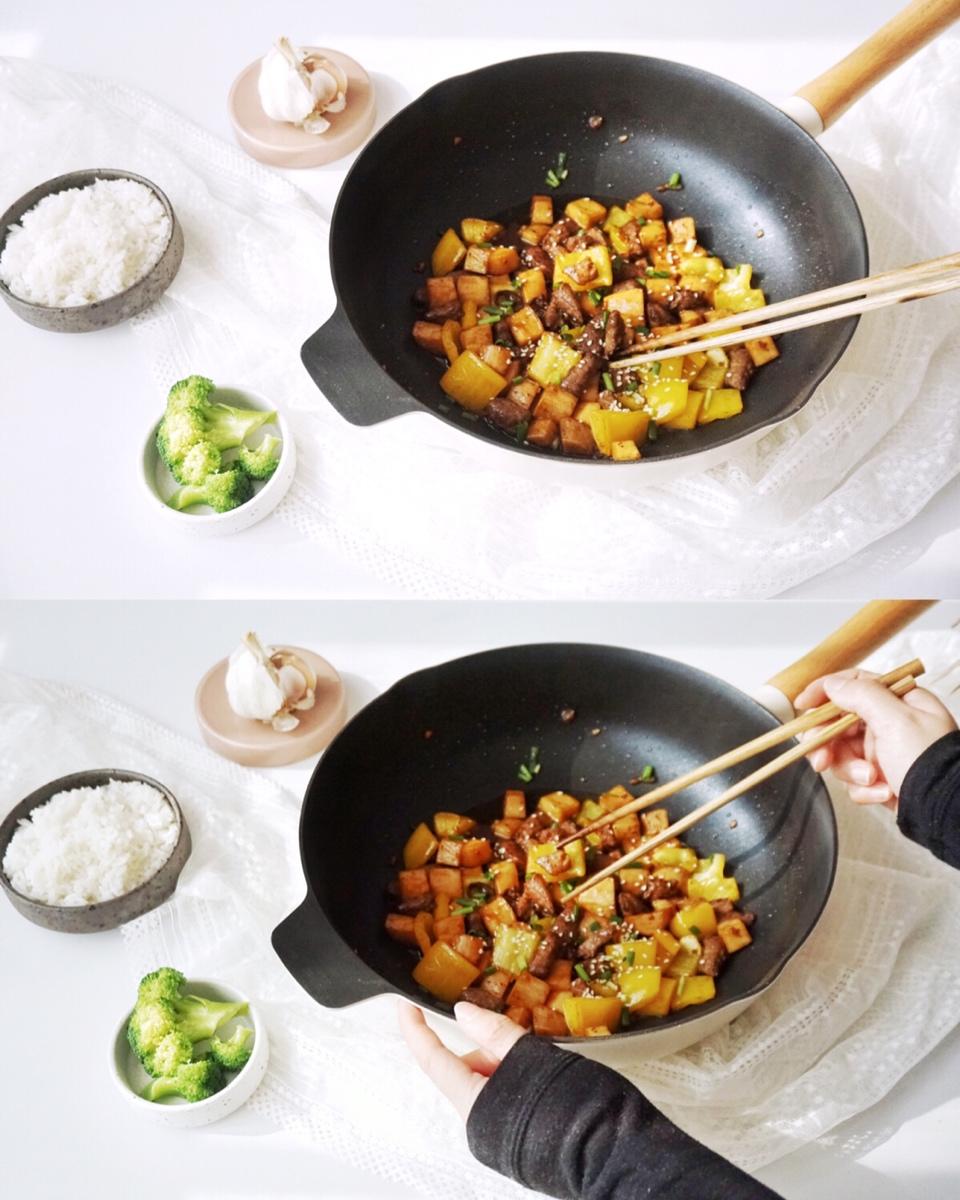 我的轻奢煮艺——杏鲍菇牛肉粒