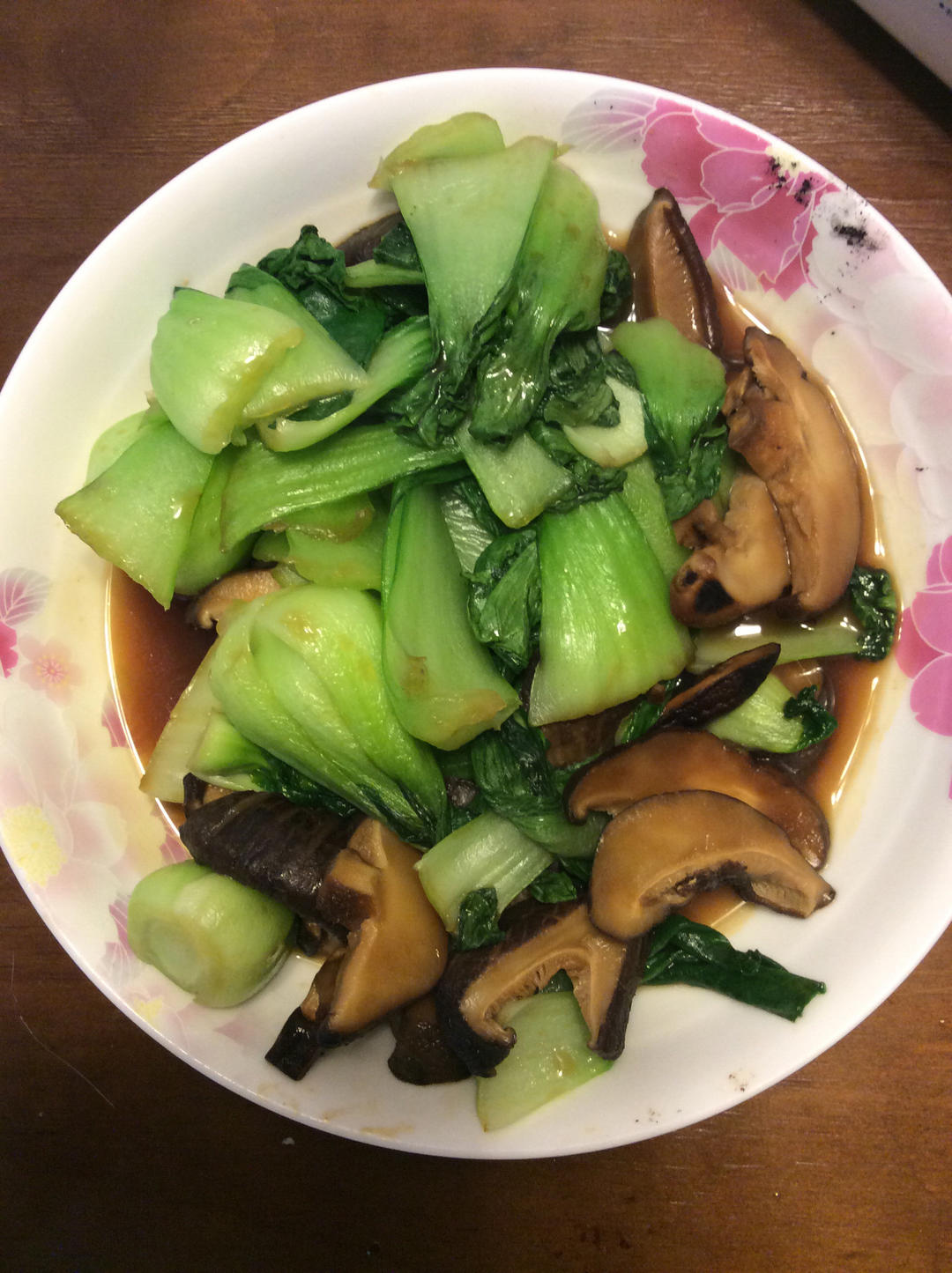香菇炒油菜/一道春味