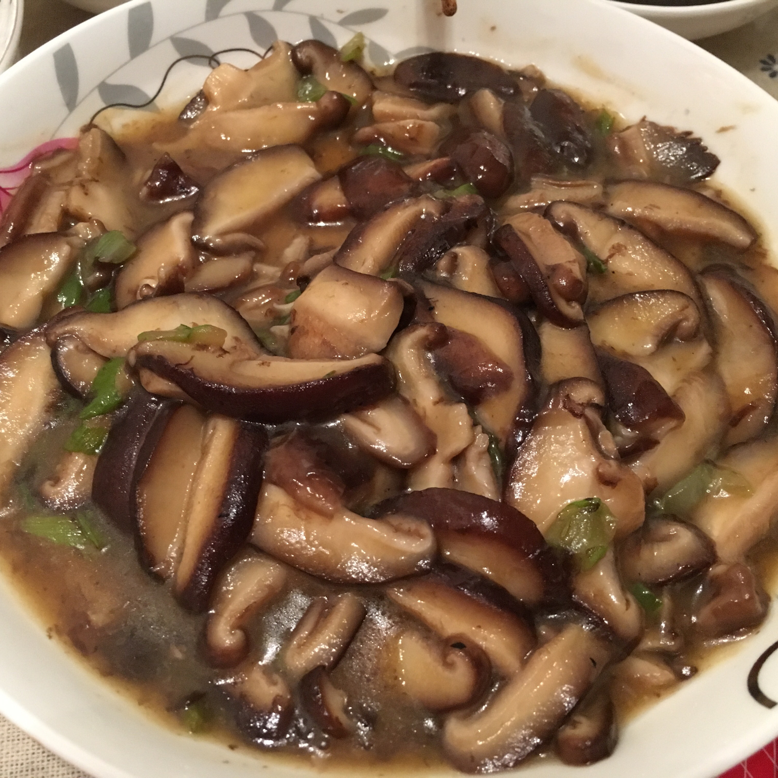 素炒香菇