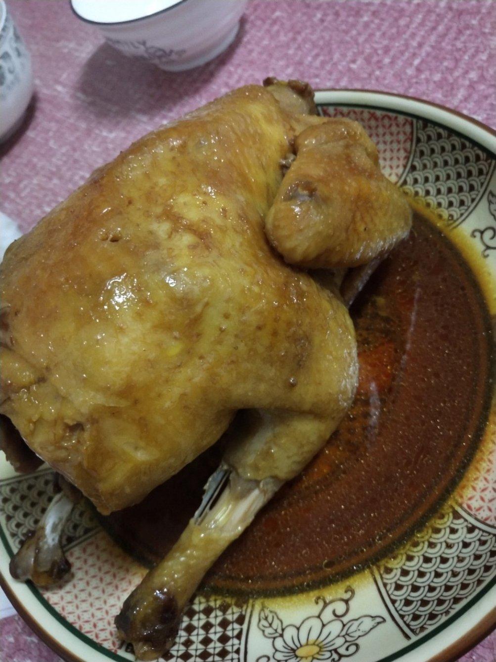 懒人电饭锅烤鸡