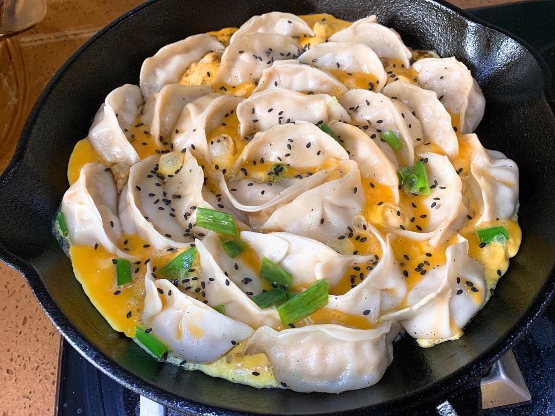 懒人快手抱蛋煎饺