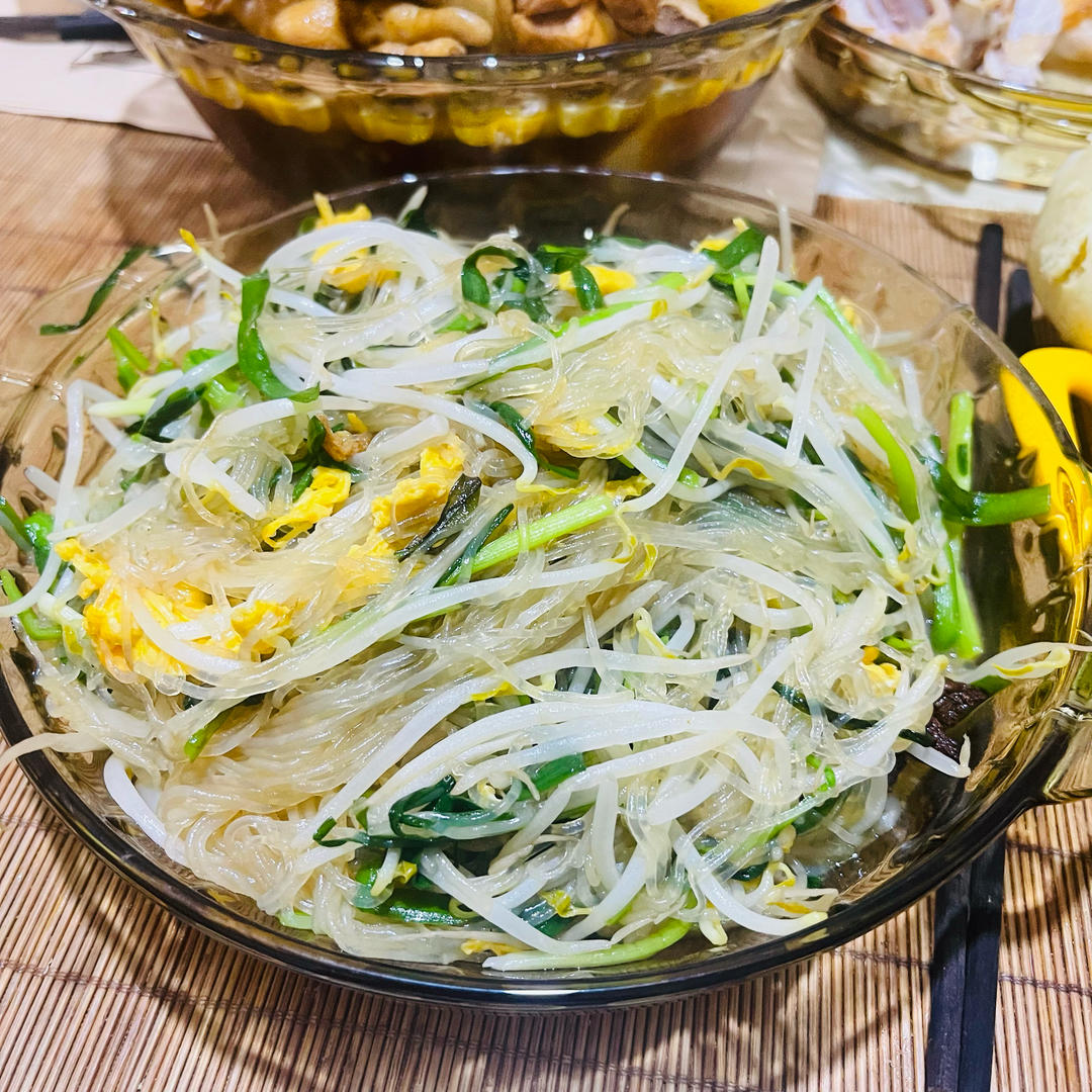 炒合菜～经典的拌饭菜，真的太香了