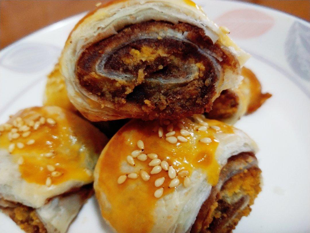 酥掉渣🔥无需和面❗️手抓饼蛋黄酥