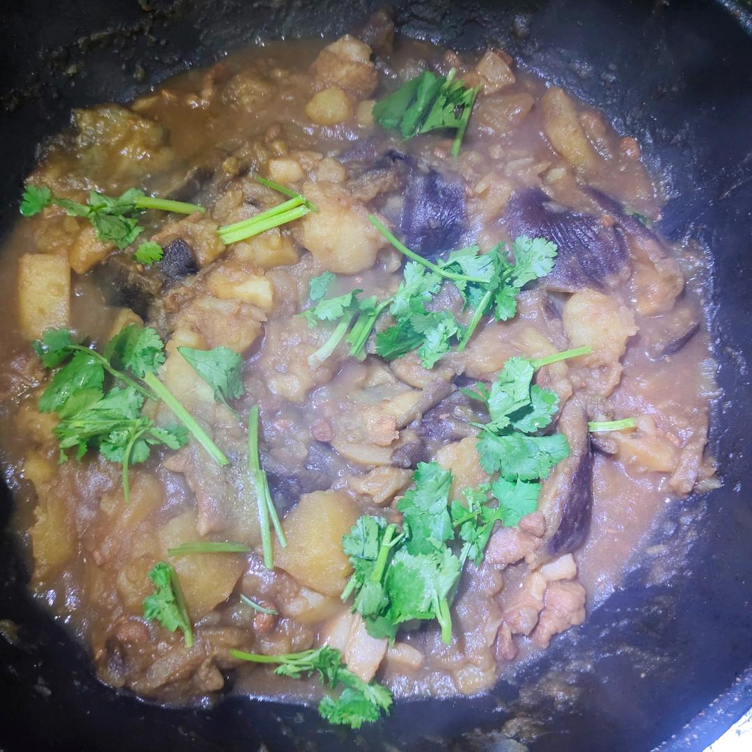 黯然销魂之 东北土豆炖茄子