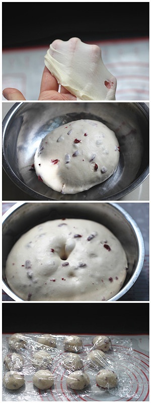 柔软无敌的酸奶蔓越莓面包卷的做法 步骤1
