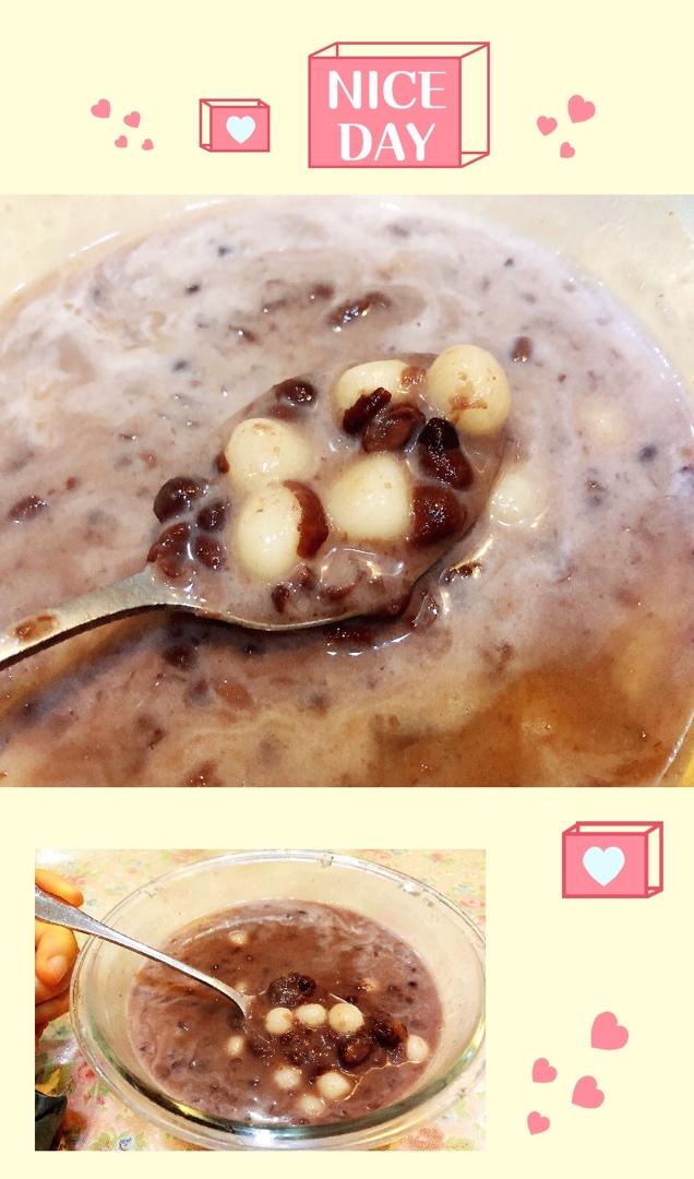 豆沙桂花小圆子