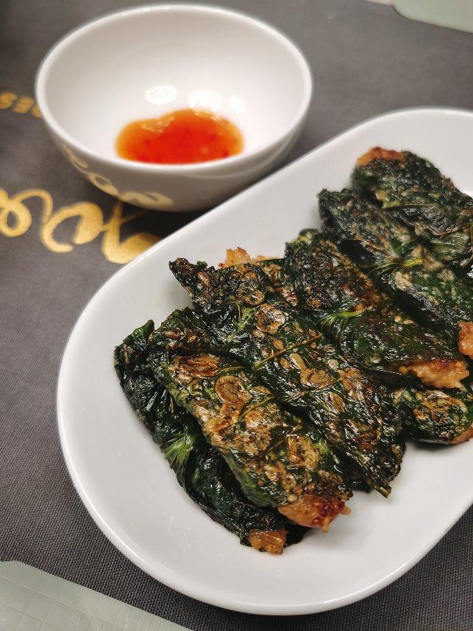 香煎假蒌肉卷