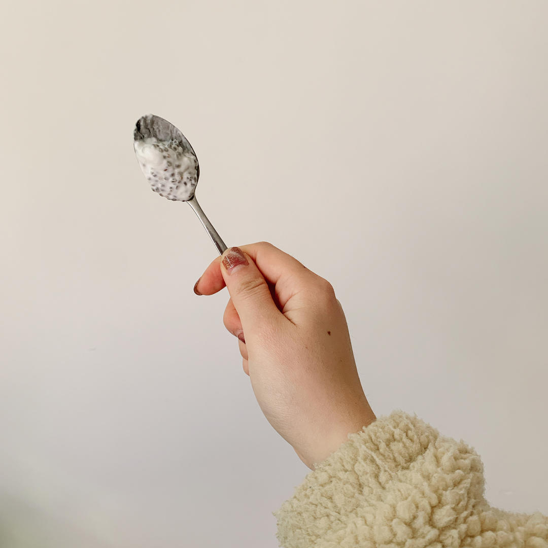 超简单生酮椰浆酸奶奇亚籽（消耗椰浆）