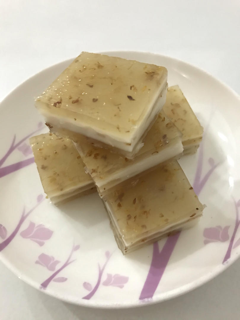 桂花千层马蹄糕