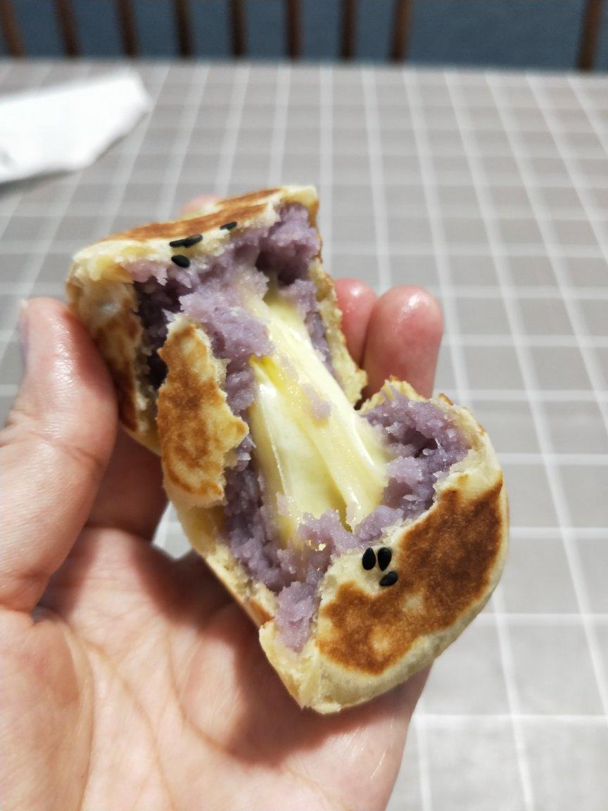 网红爆浆紫薯仙豆糕(低卡版)超长拉丝