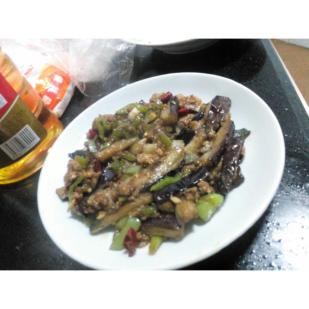 红烧肉沫茄子