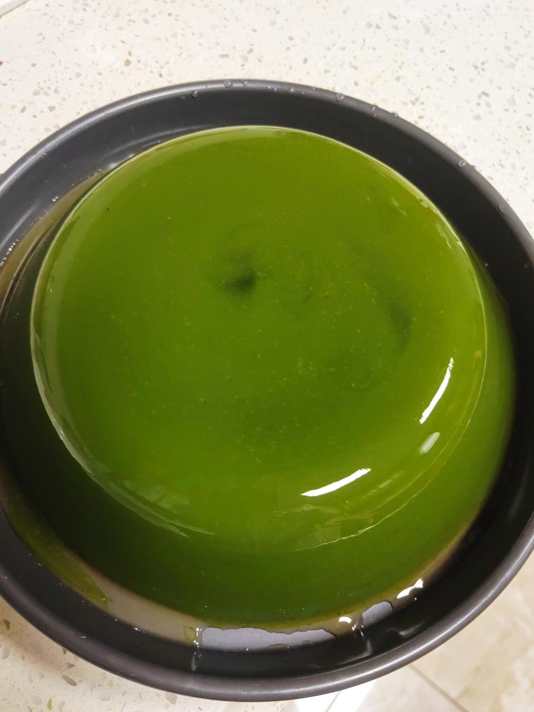 绿色烧仙草