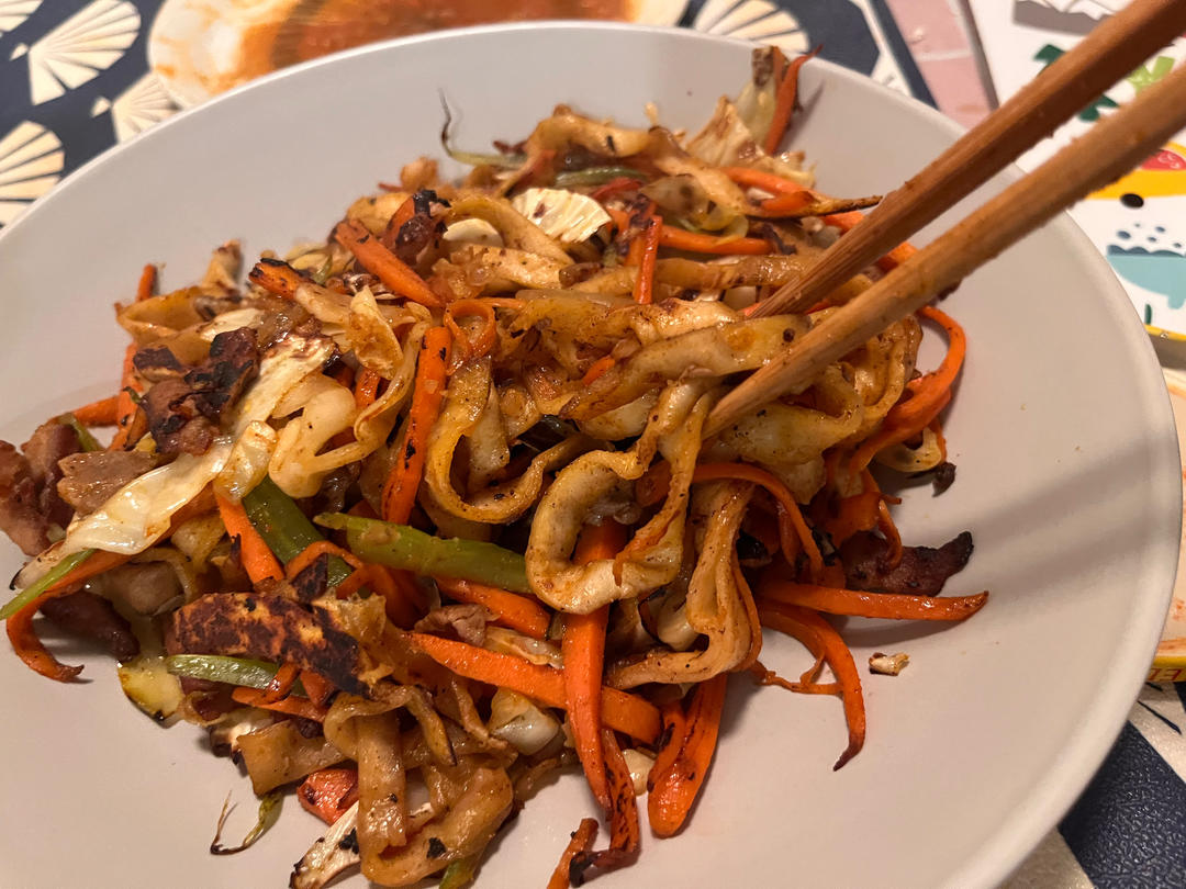 陕西私房炒饼[内附饼丝做法]