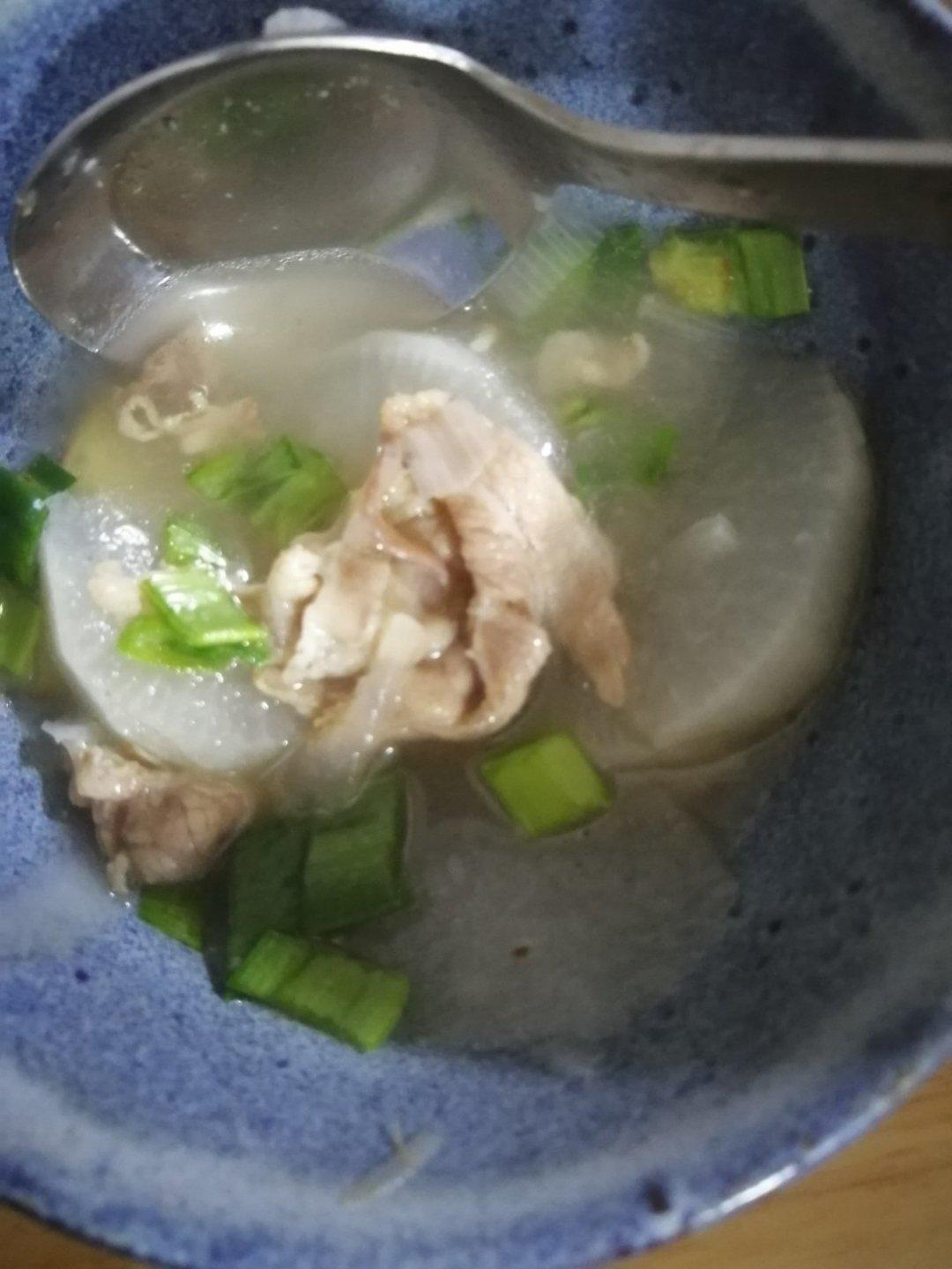 羊肉片汆萝卜