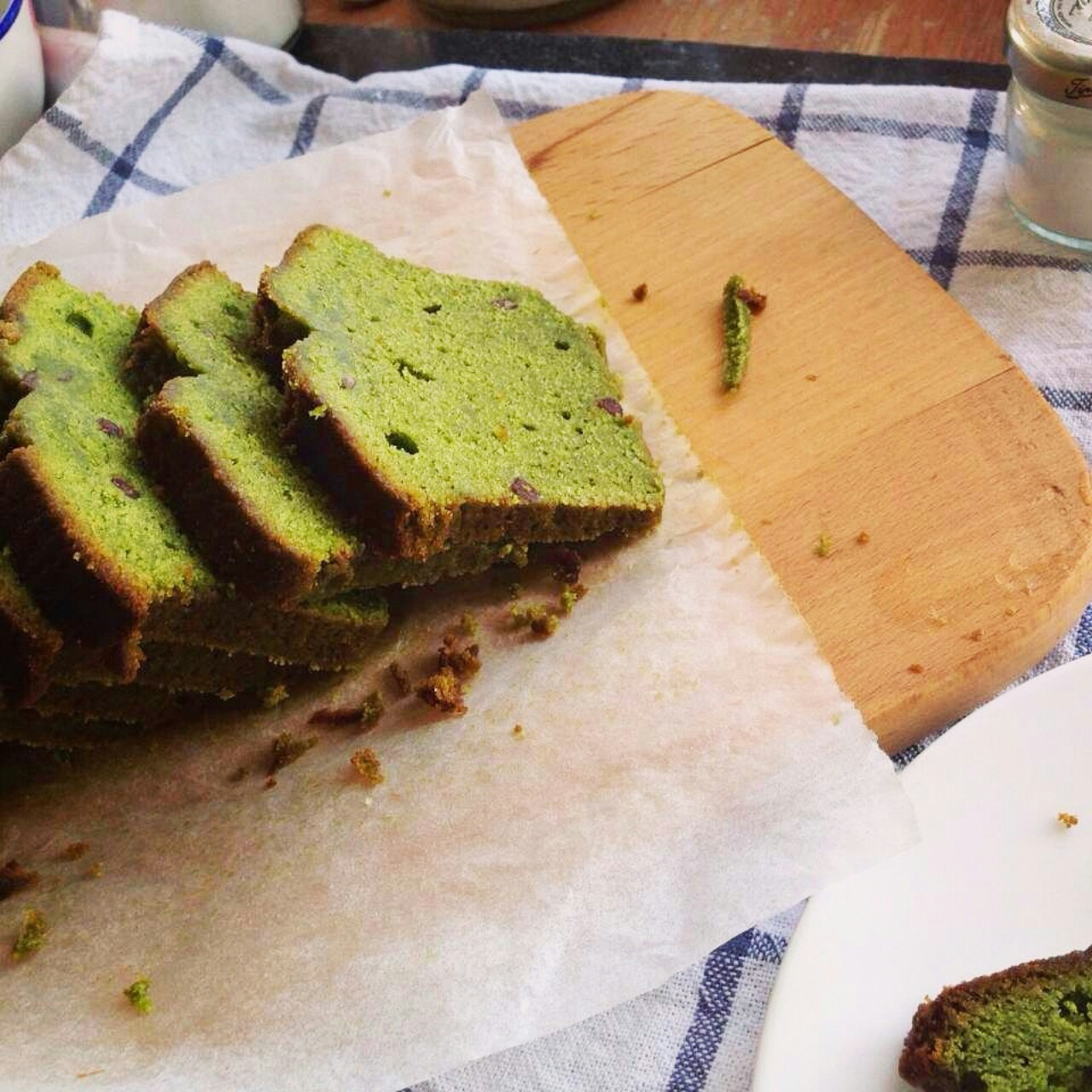 抹茶磅蛋糕（果子学校加浓版实验）