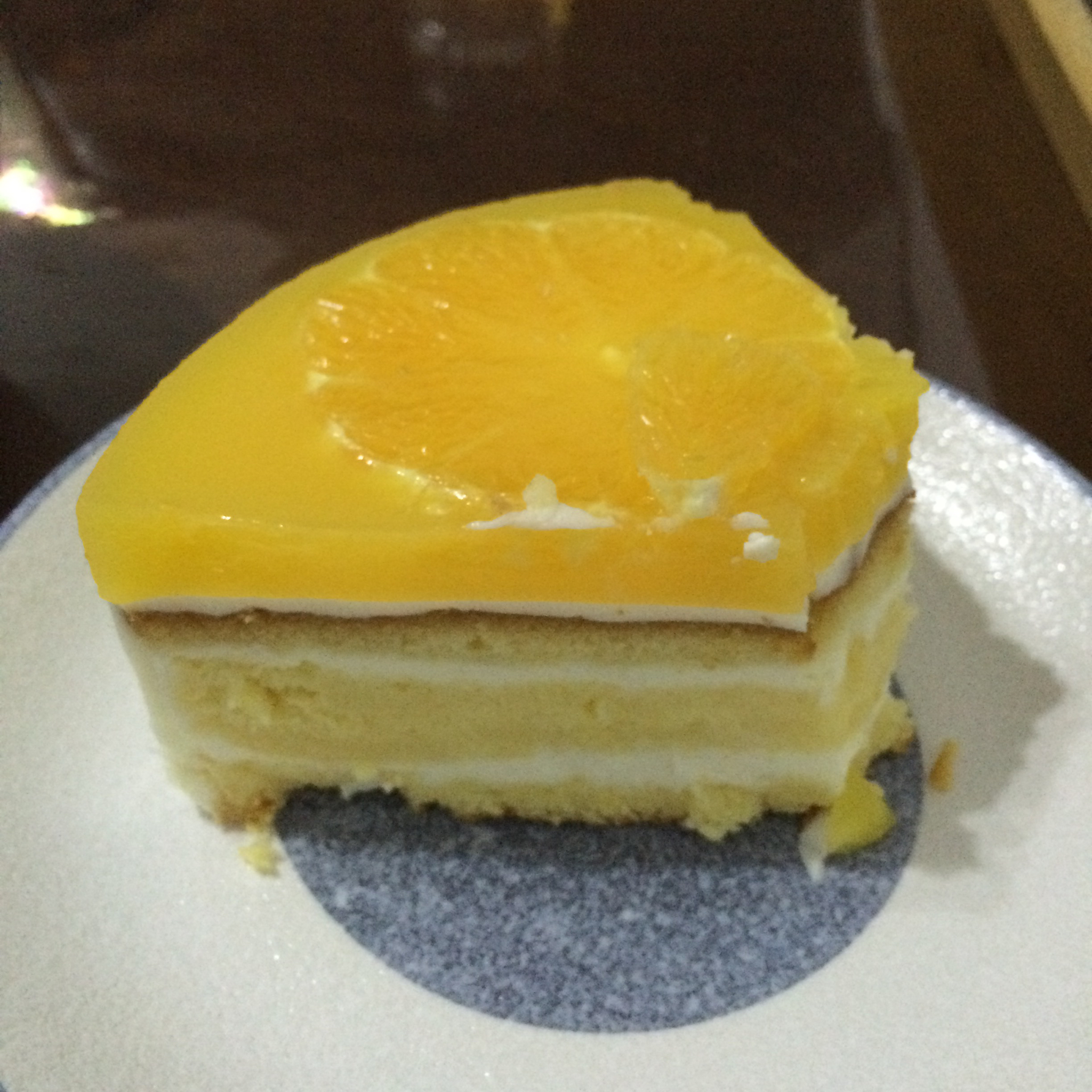 香橙酸奶慕斯蛋糕