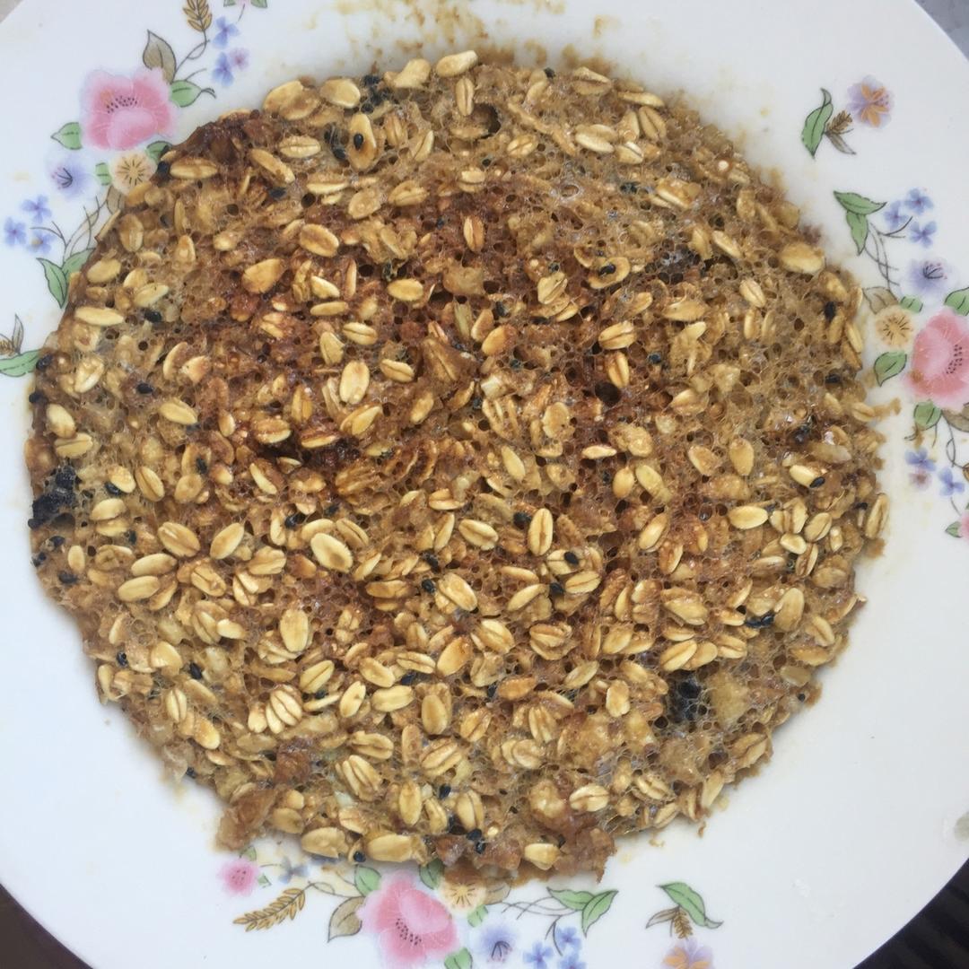 【健身厨男】微波炉燕麦饼干