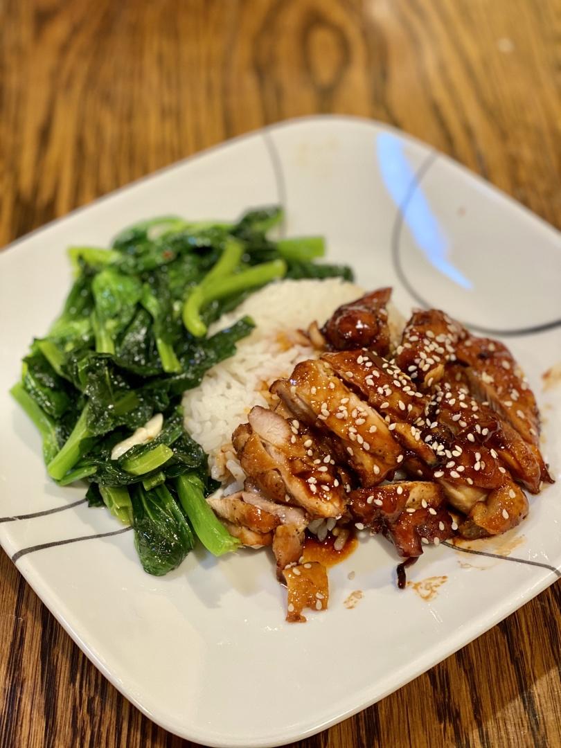 照烧鸡腿饭