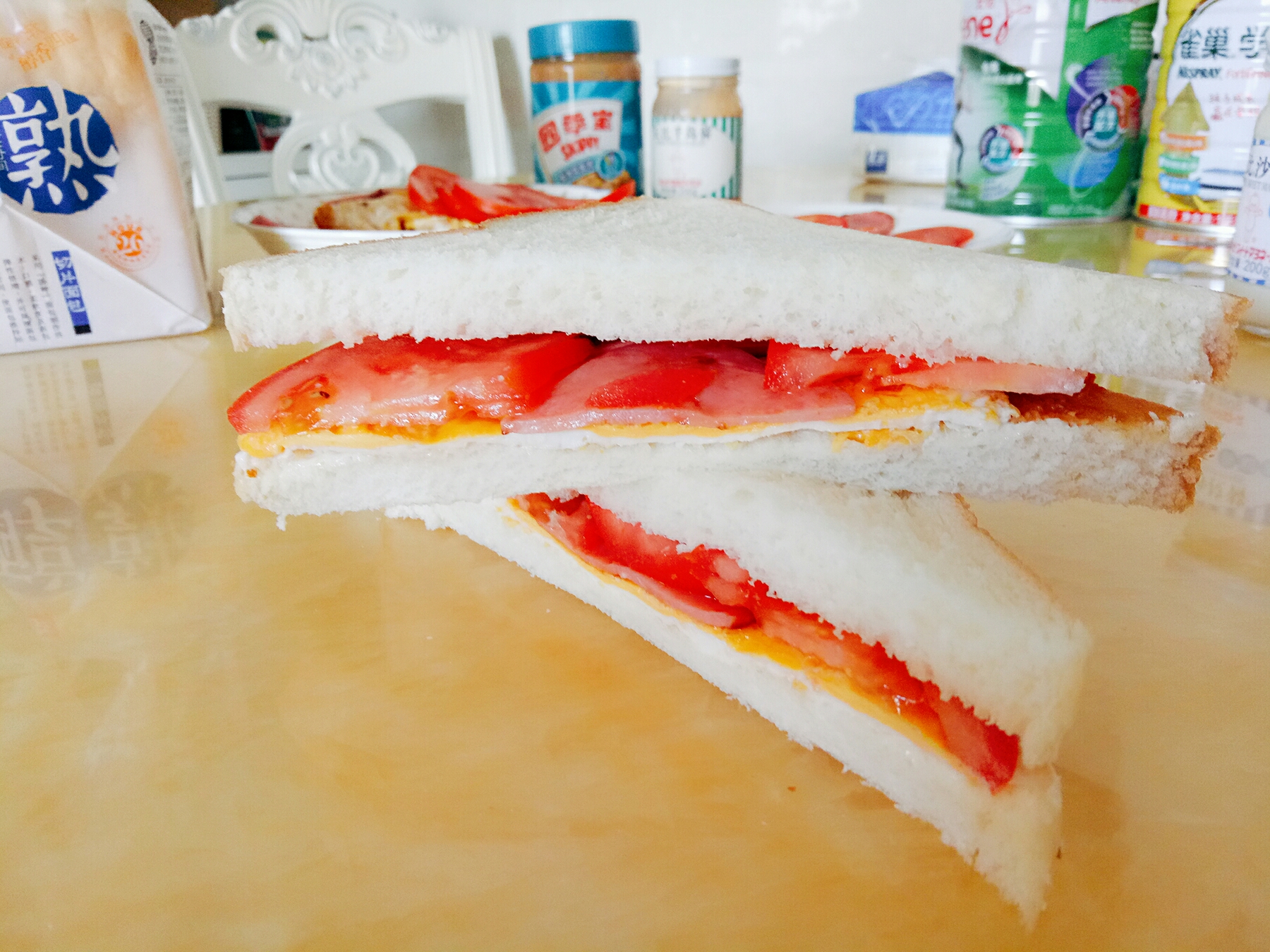 最简单美味的家庭三明治
