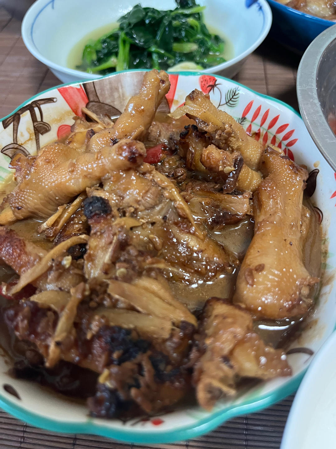 香辣烧鸡爪