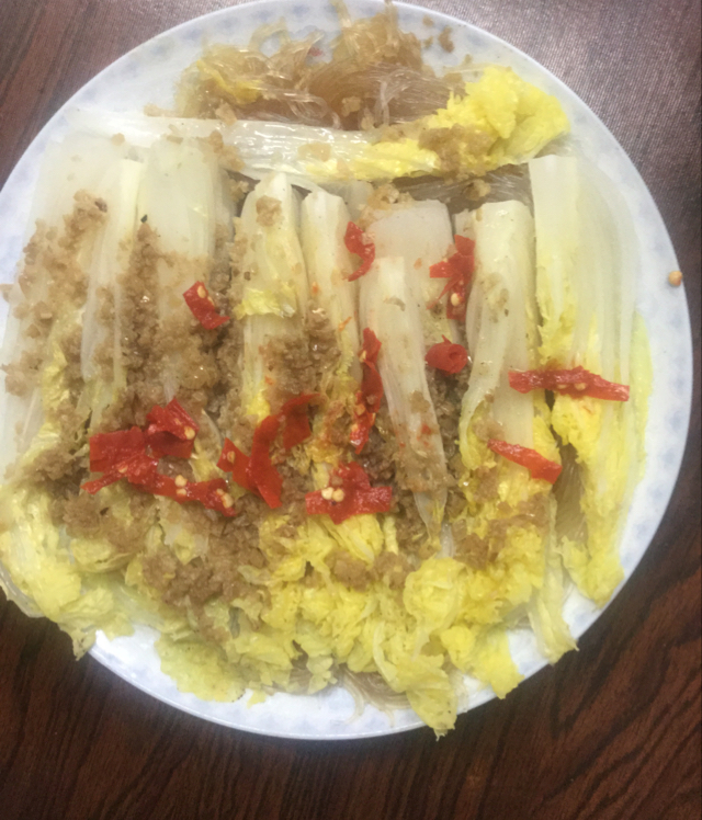 蒜蓉粉丝蒸娃娃菜