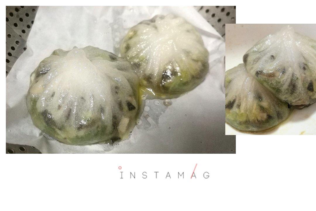 鲜香好吃的香菇青菜素包