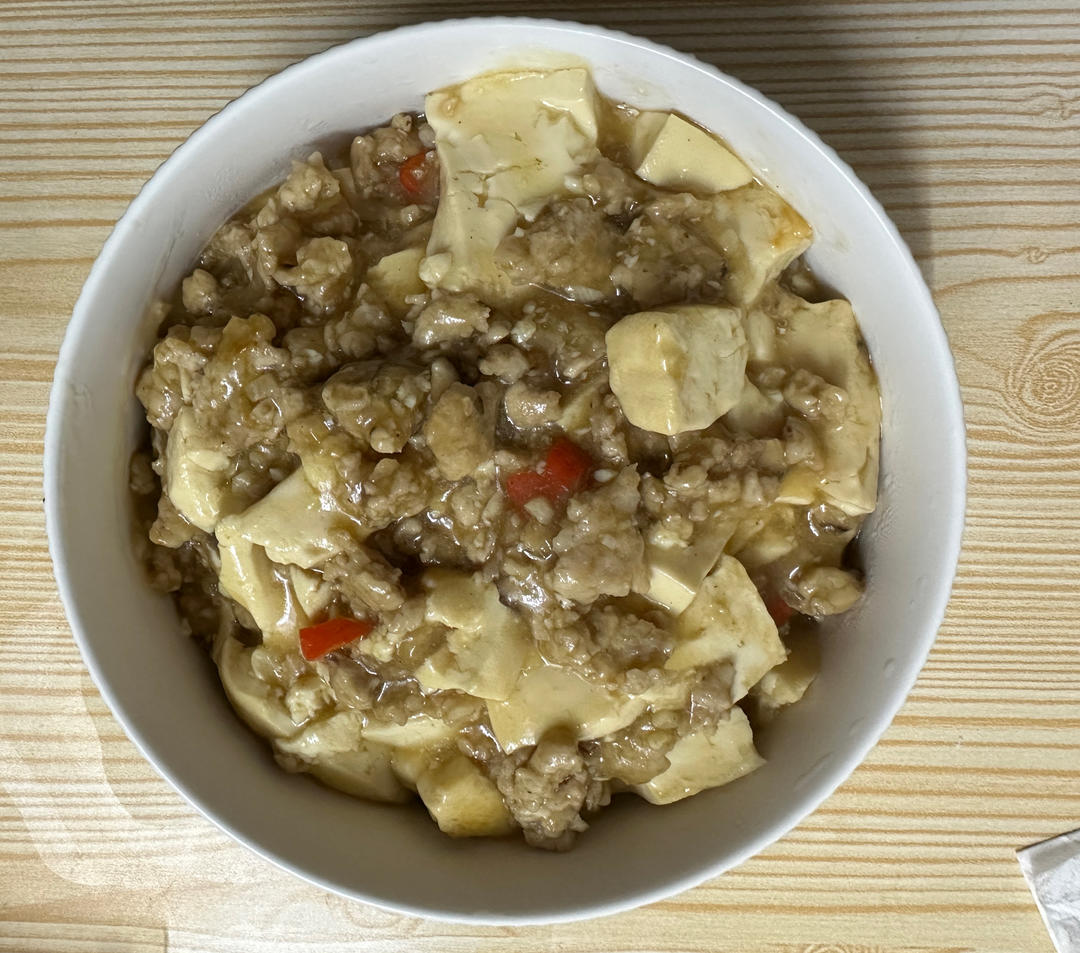 肉末嫩豆腐｜嫩滑口感爽口！这道快手菜超级下饭！！（减脂少油版）