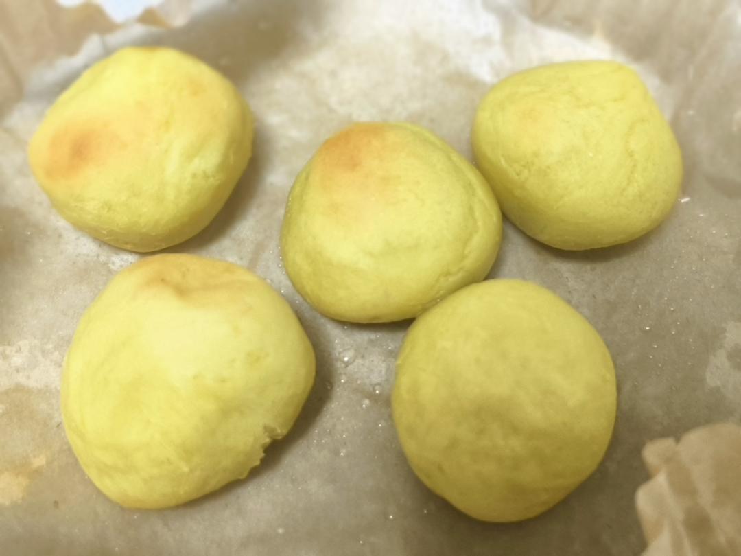 空气炸锅版红薯麻薯小方