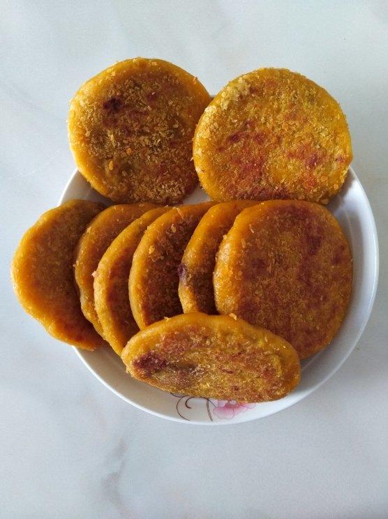 小姐姐都爱吃的红豆南瓜饼