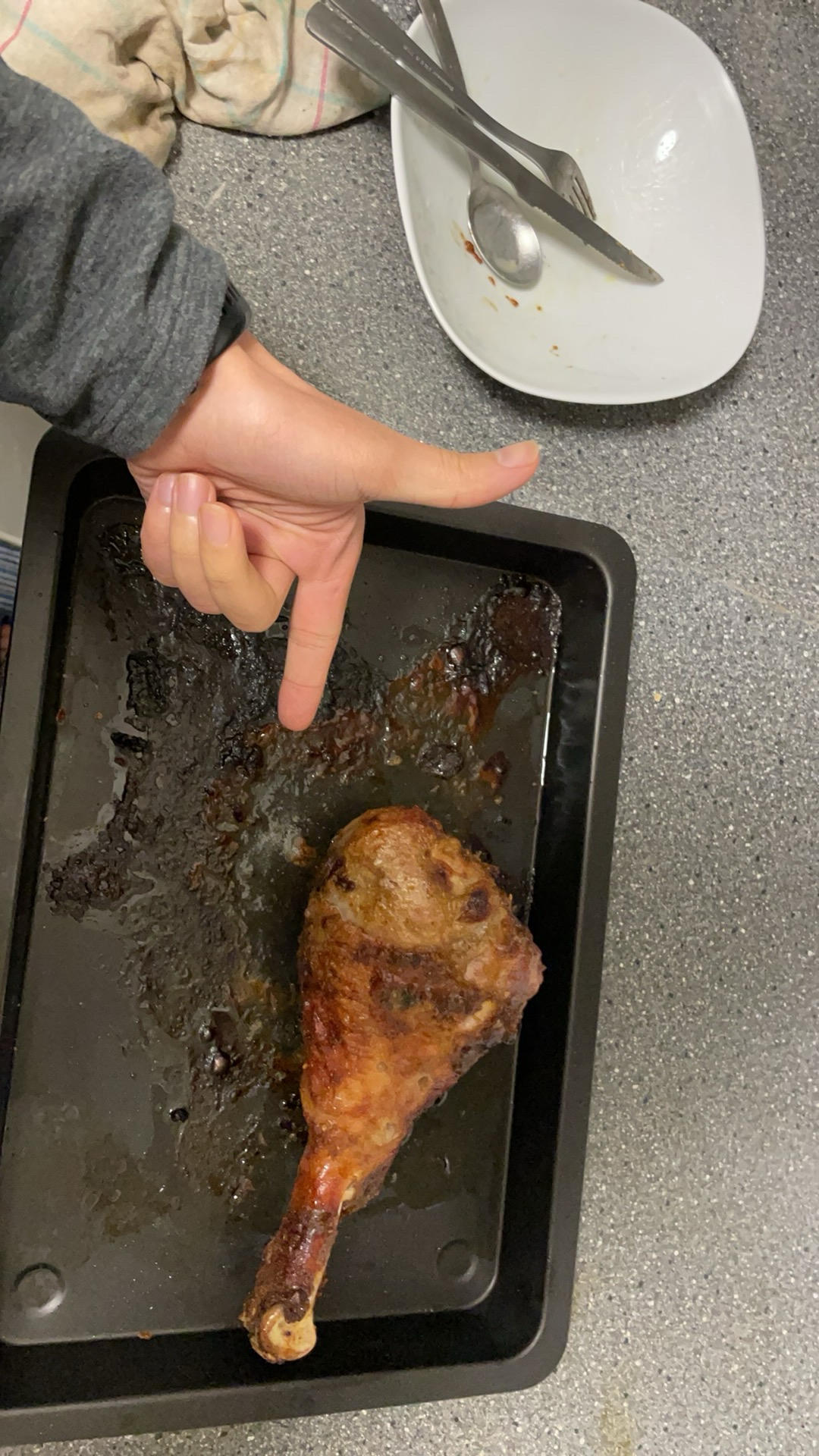 蒜味的巨人！进击的火鸡腿