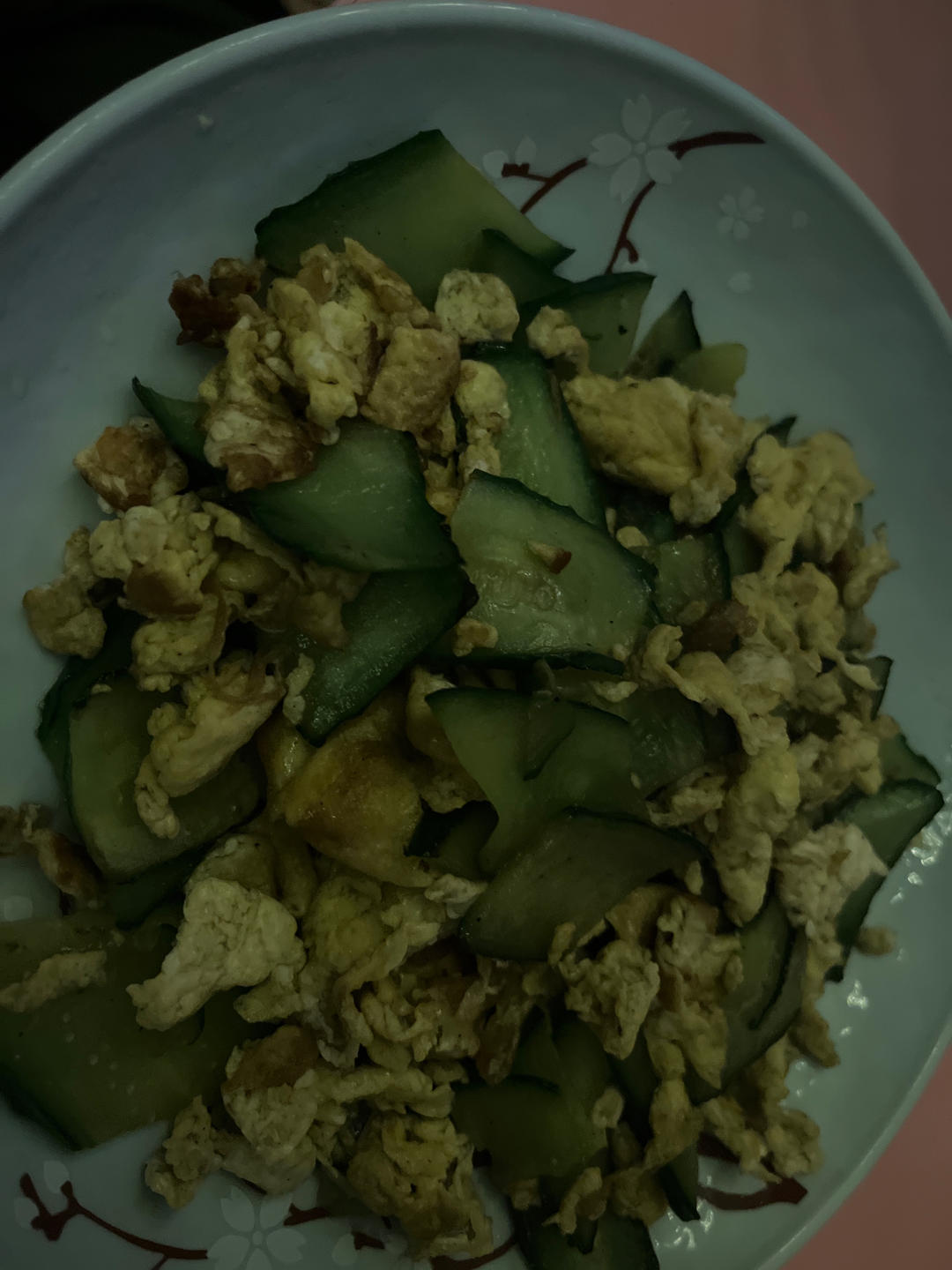 黄瓜炒鸡蛋 （青瓜炒鸡蛋）