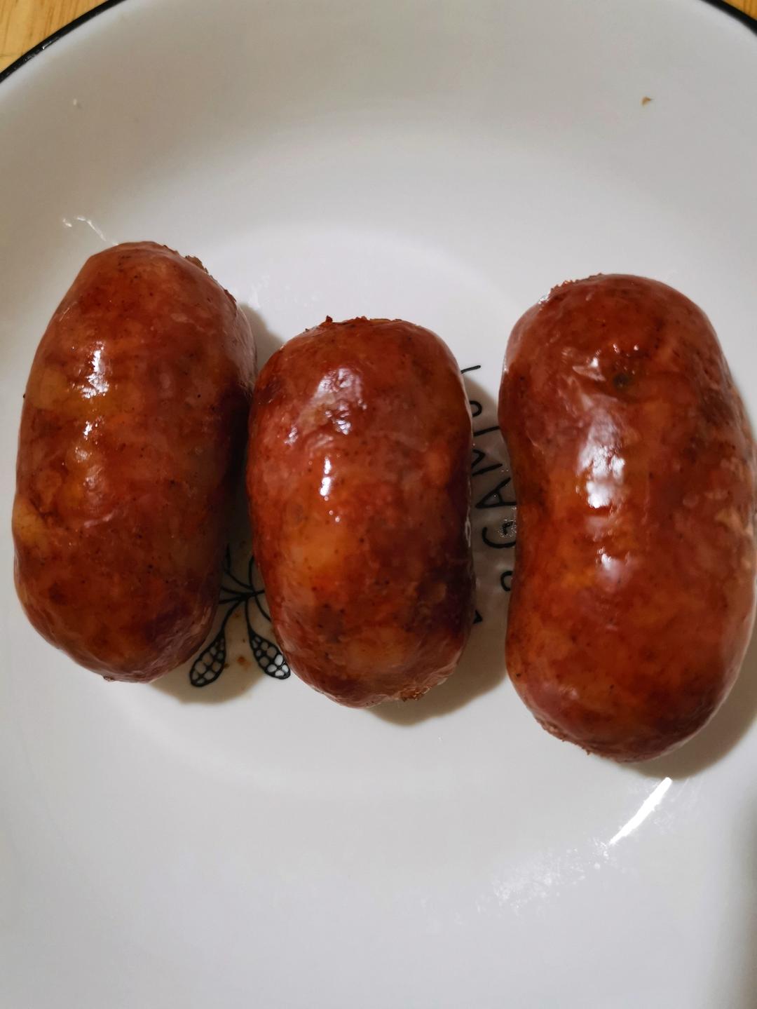 自制Q弹黑胡椒脆皮肠•玉米香肠，脆肠，反复亲试😝😝