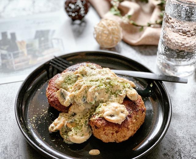 无油纯牛肉版汉堡肉!没味多汁!的做法