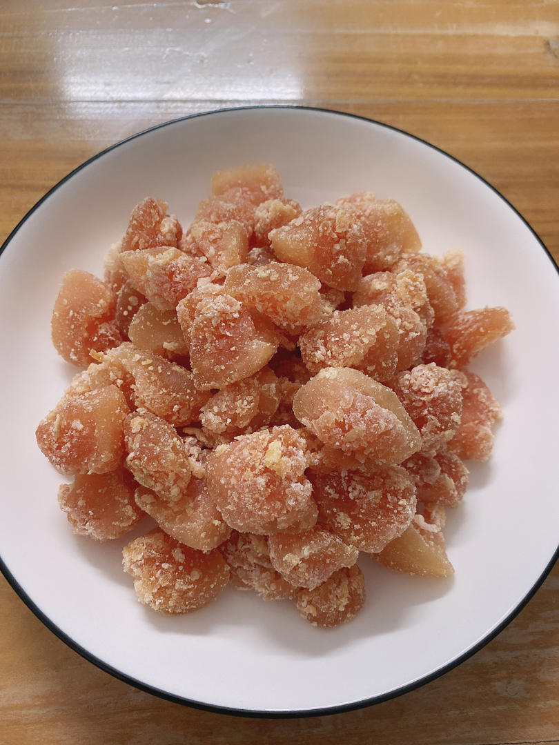 815911做的糯唧唧的柚子皮糖