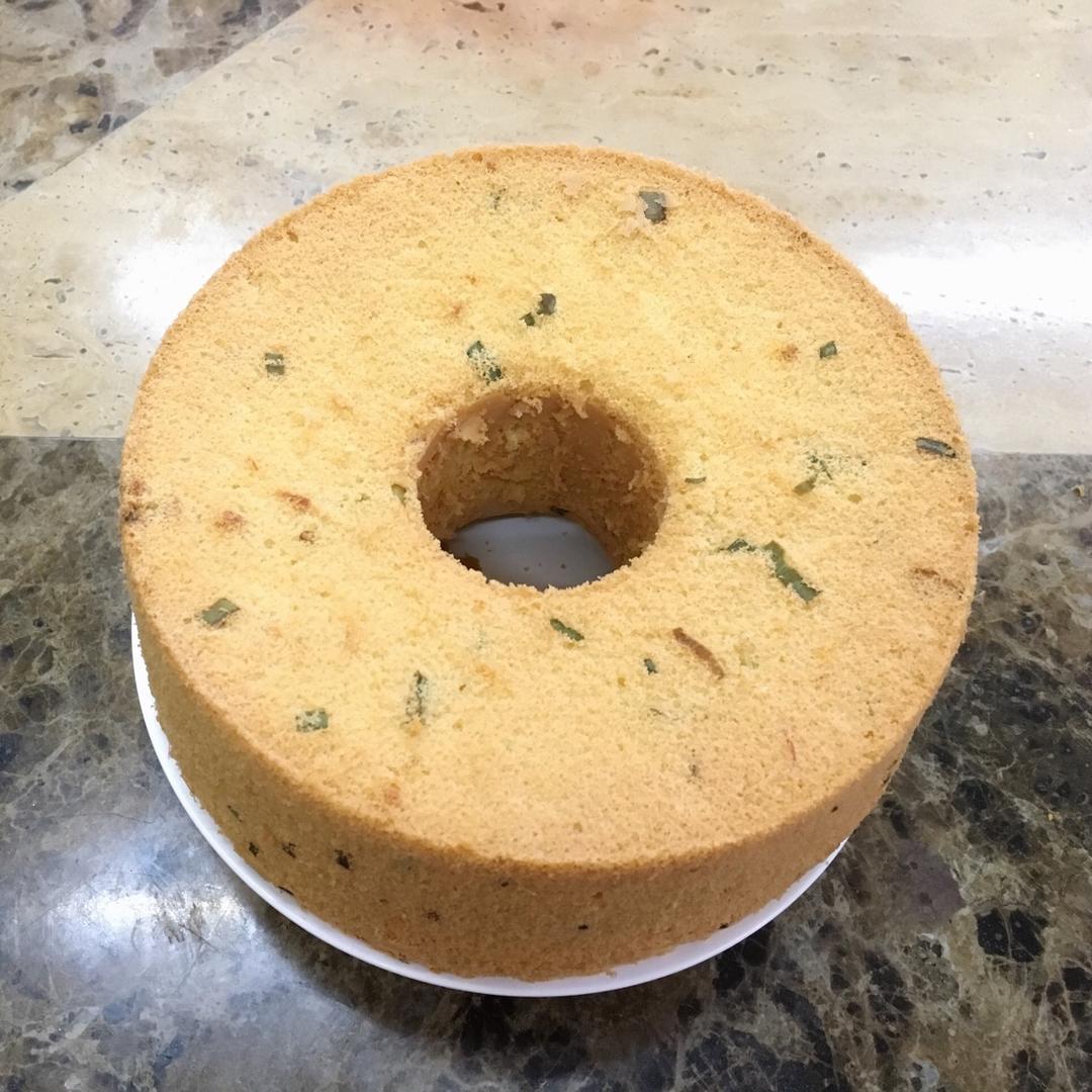 咸香戚风经典——黄金葱香肉松戚风