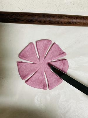 蝴蝶结🎀紫薯花式面包😋无糖减脂的做法 步骤5