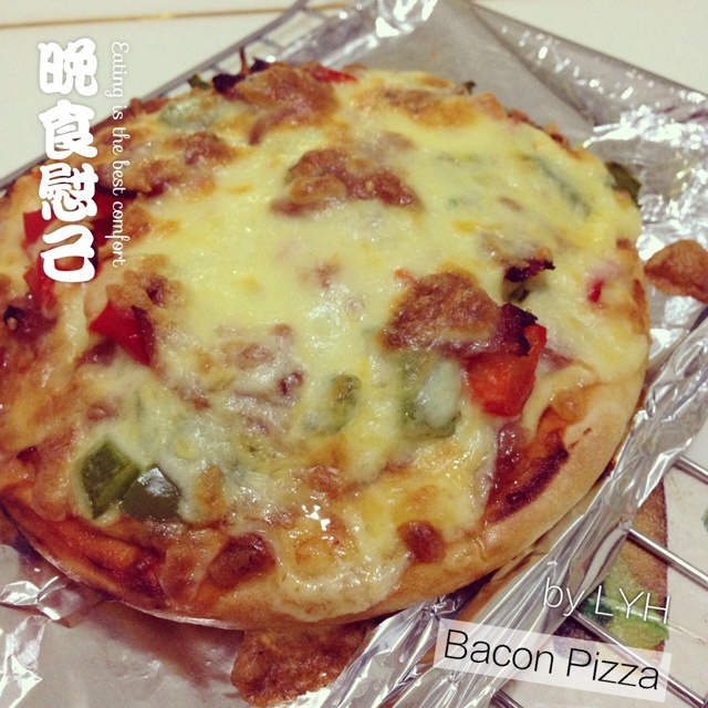 培根火腿披萨