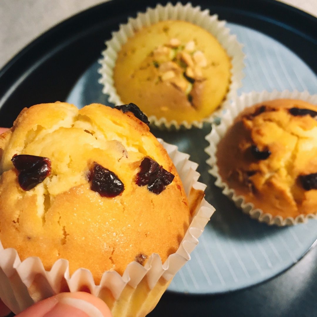 少女心的香蕉蔓越莓玛芬