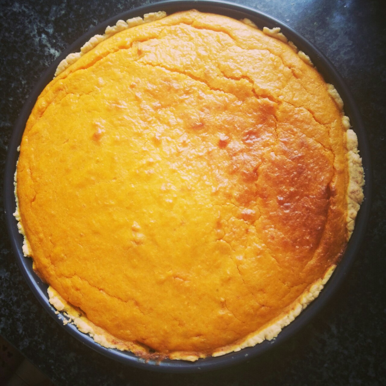 秋季时令小甜品——奶香南瓜派